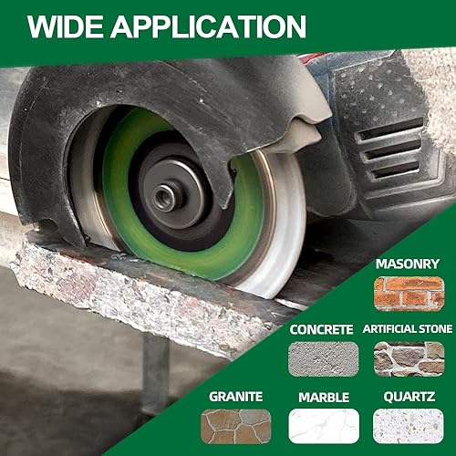 Miniatura 3 de KURSTOL Hoja de diamante para azulejos de 3 pulgadas, 2 piezas de rueda de disco de corte de diamante de porcelana súper fina de 2.953in, para