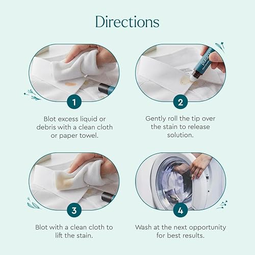Vista 15 de Puracy Removedor de manchas, limpiador de manchas de viaje y lavandería a base natural para ropa, artículos esenciales para bebés, manchas de niños