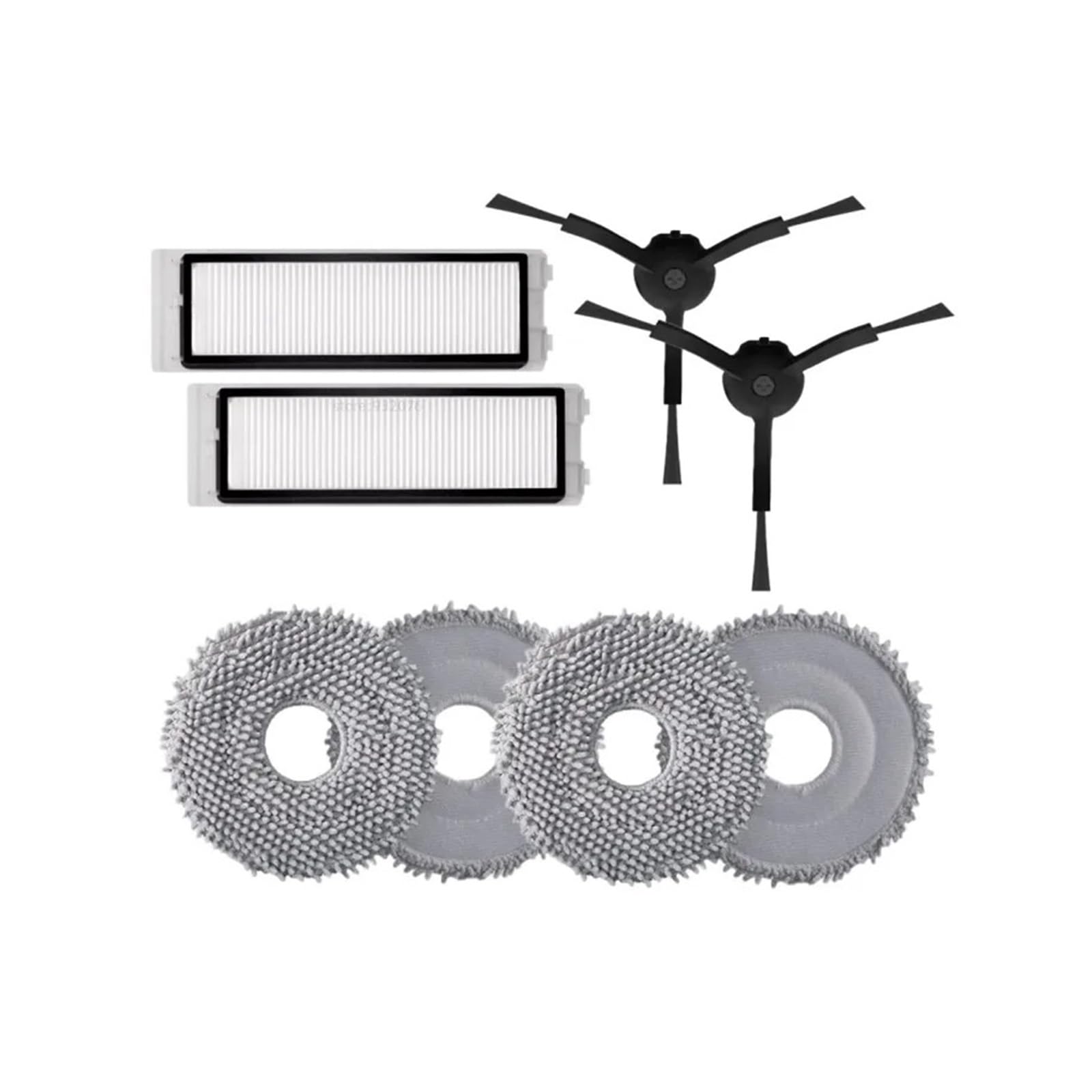 HENWANDSQ Accessory Of Washable Filter Main/Side Brush Mop Dust Bag Robot Vacuum Cleaner Parts Optional，Compatible For Roborock，Q Revo