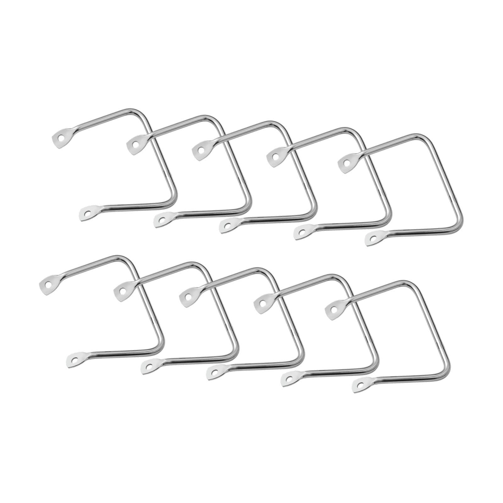 THE STYLE SUTRA 10Pcs Handles Serving Tray Fruit Trays Handles for Cooked Food Cutting Board S-image-29