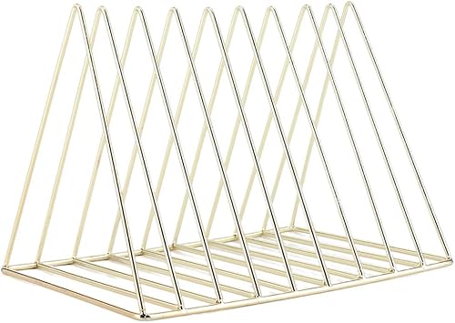 Miniatura 6 de Fydun Office Study Desktop Less Steel Book Magazine File Rack Storage Rack Wide Range Of Uses