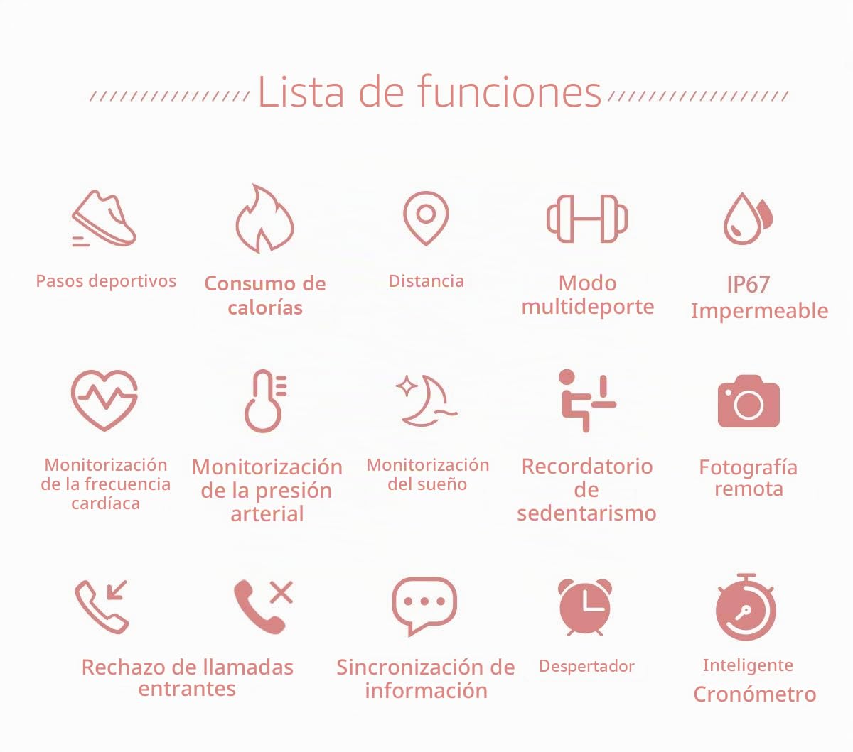 LONGLU Reloj Inteligente para Mujer, Bluetooth smartwatch Compatible con iOS Android iPhone Samsung Fitness Tracker con frecuencia cardíaca Presión Arterial Impermeable podómetro Sleep (Dorado)