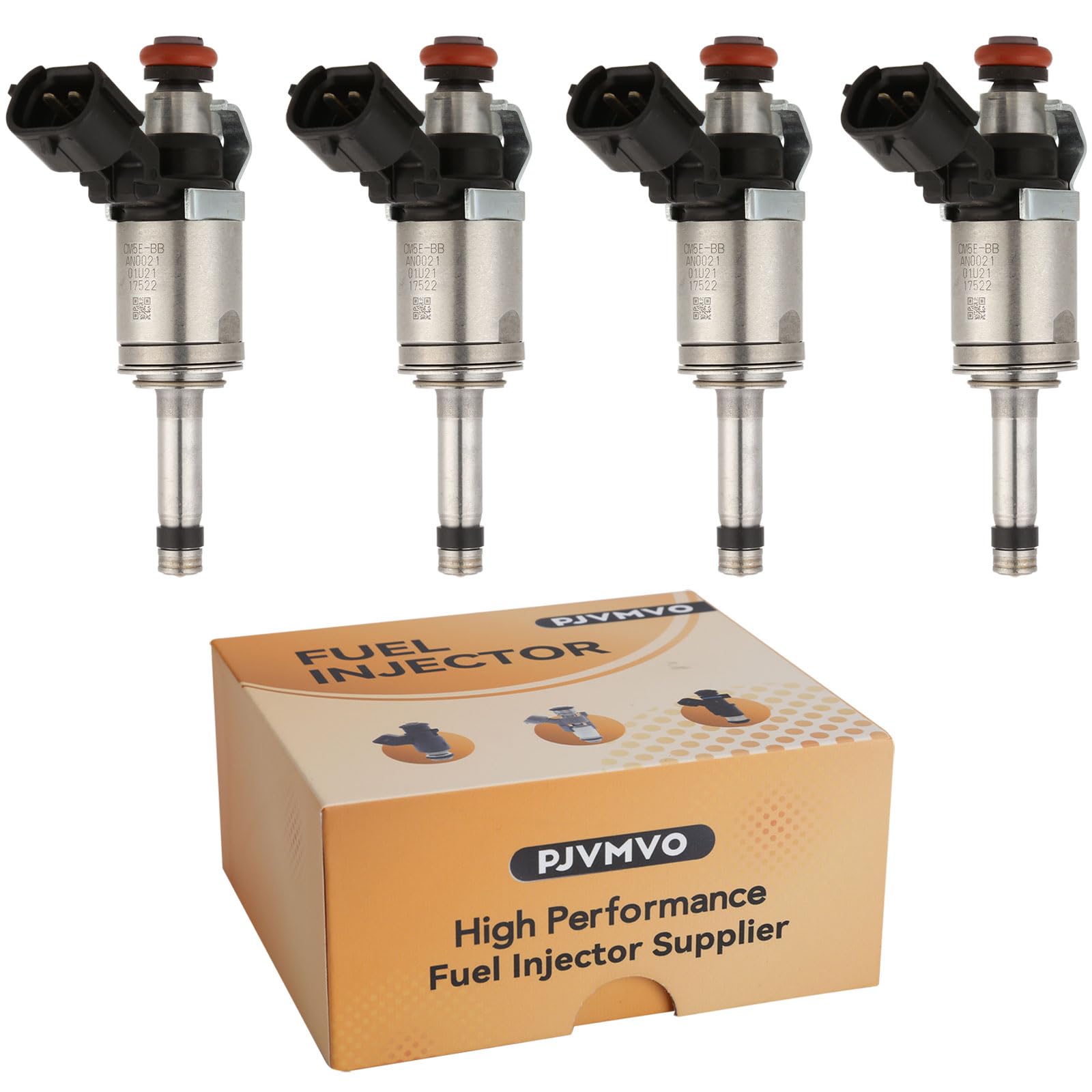 CP9Z-9F593-B OE 2.0L GDI High-pressure Fuel Injectors,Compatible with/Ford 2.0 Focus 2012-2018,|4 Cyl 2.0L DI TIVCT Petrol| |6 Holes| |Set of 4|