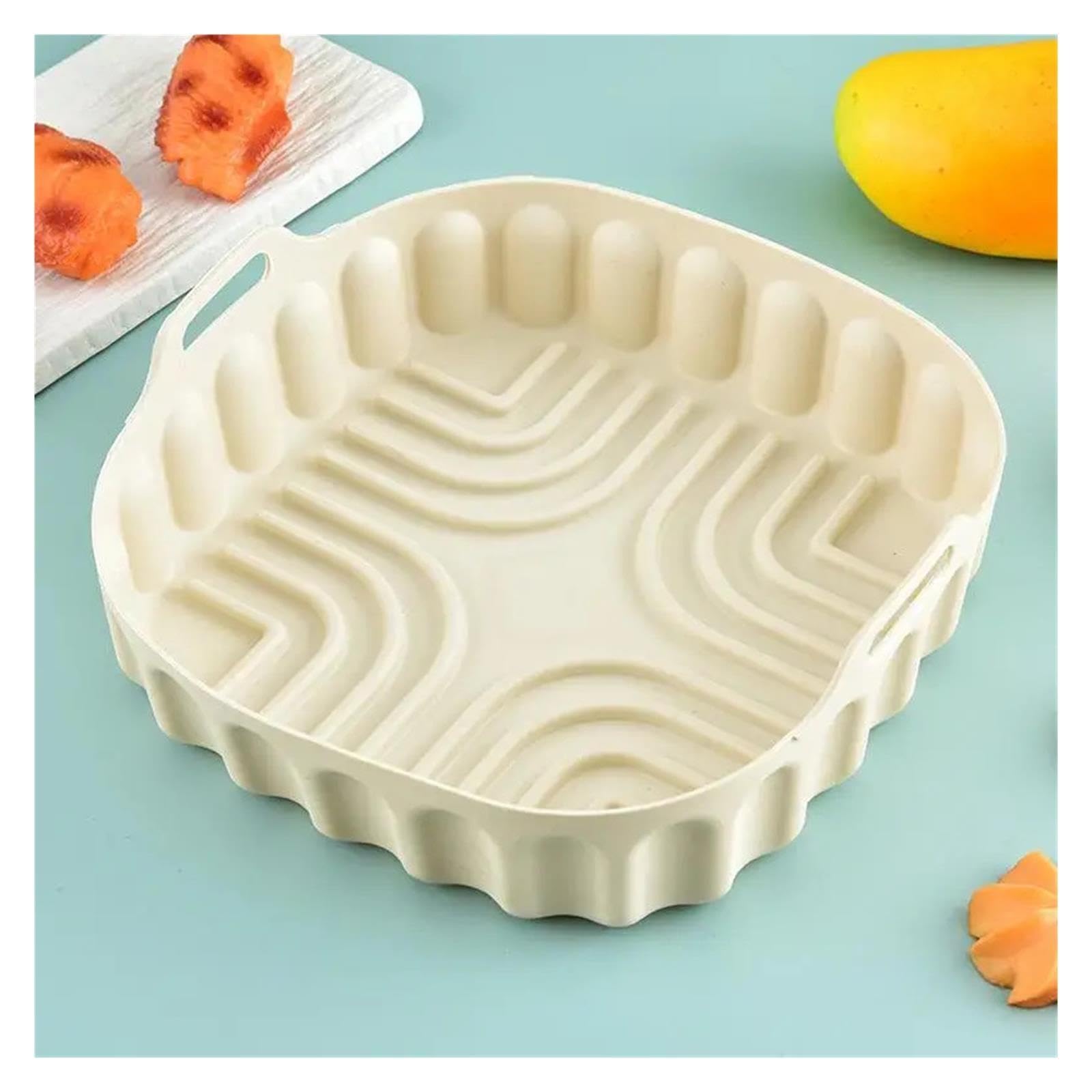 Cesta De Freidora De Aire De Silicona, Molde Cuadrado For Bandeja