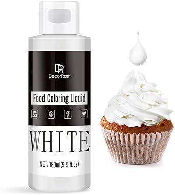 Food Colouring -Vibrant Liquid Icing Food Colouring Food Colour Dye White