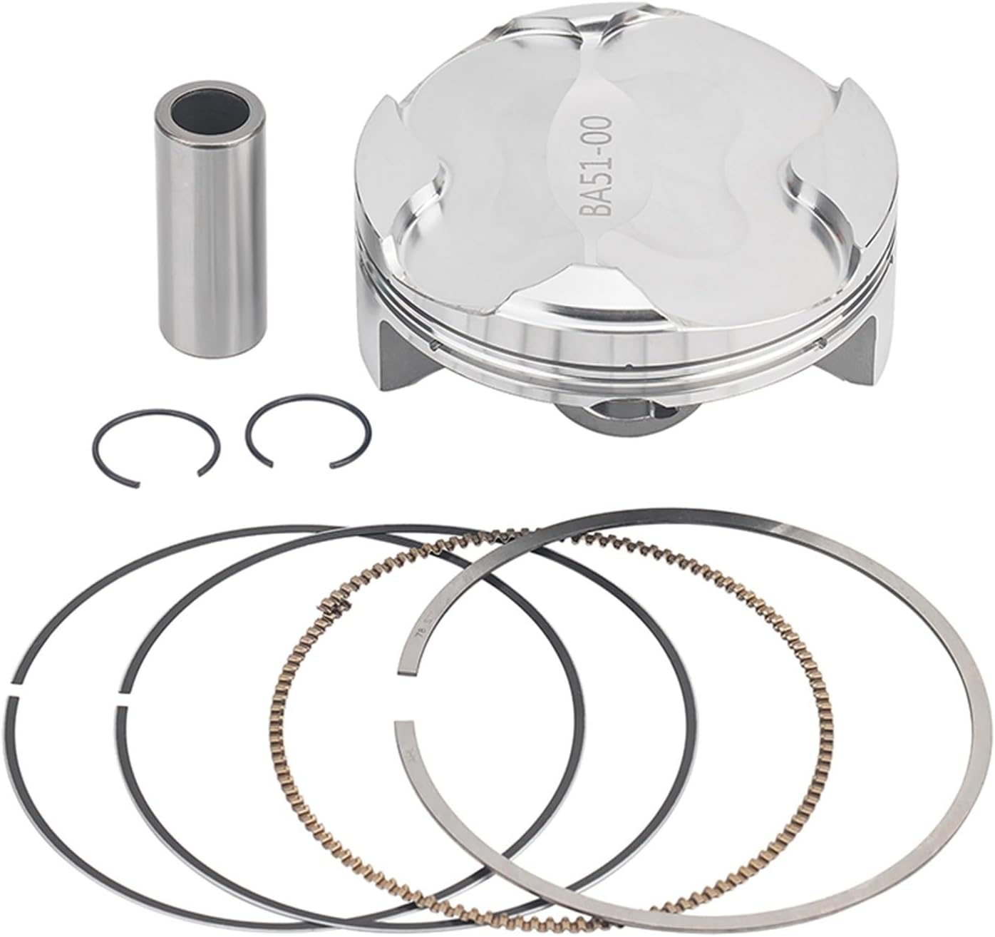 じゅん バイクパーツ ピストンリングキット STD 77to78 プラス 600 83mm