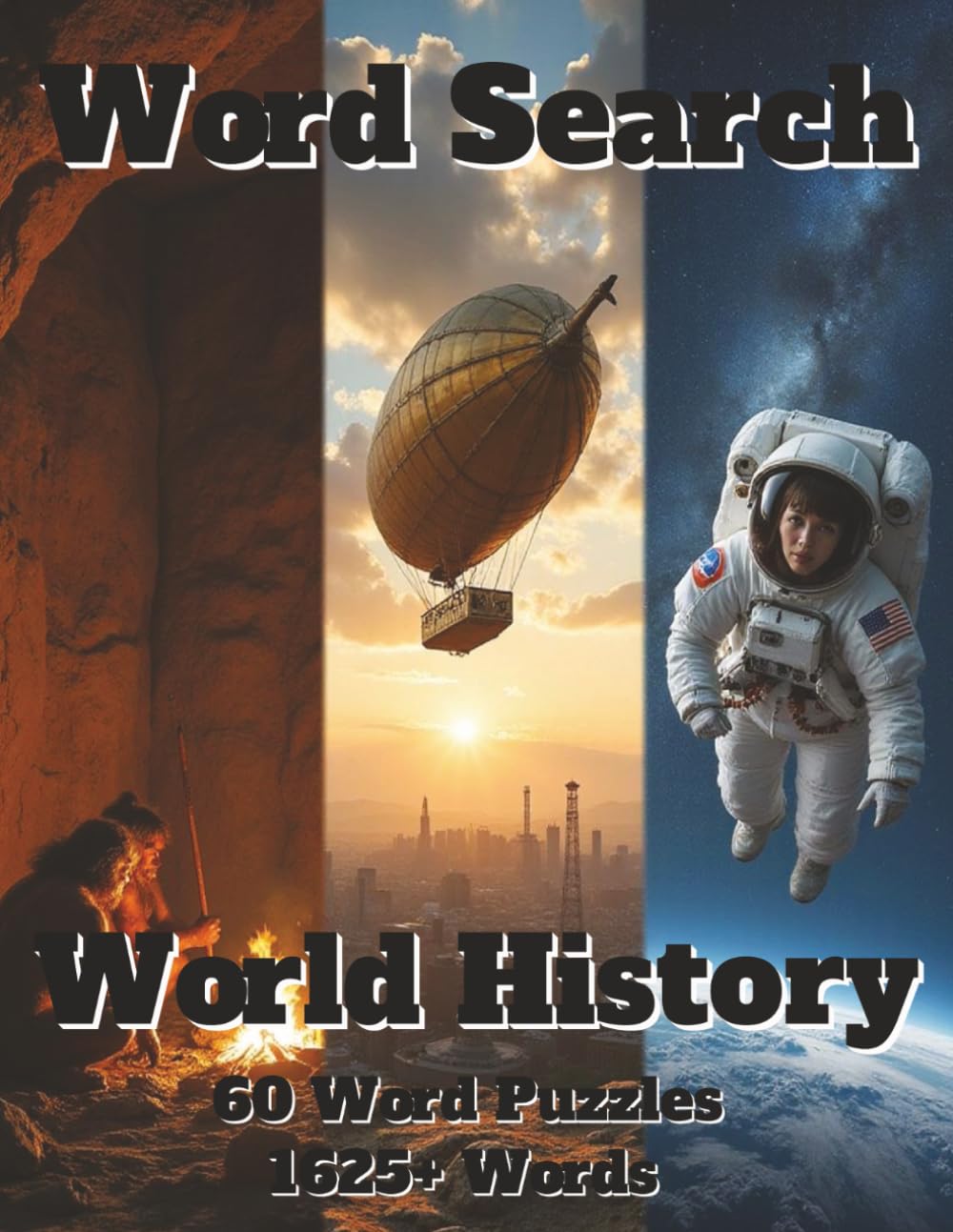 Word Search World History: 60 Word Puzzles 1625+ Words