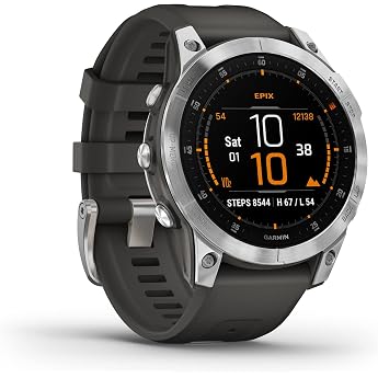 Garmin EPIX GPS Multisport Smartwatch with Brilliant 1.3" AMOLED Display and Touch/Button Operation.TOPO Maps, 60 Sports Apps