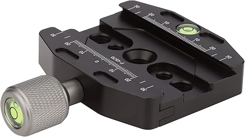 Miniatura 8 de Abrazadera de liberación rápida de 2.756 in compatible con placa de estilo Arca Swiss para trípode Ballhead asiento universal de cambio rápido,