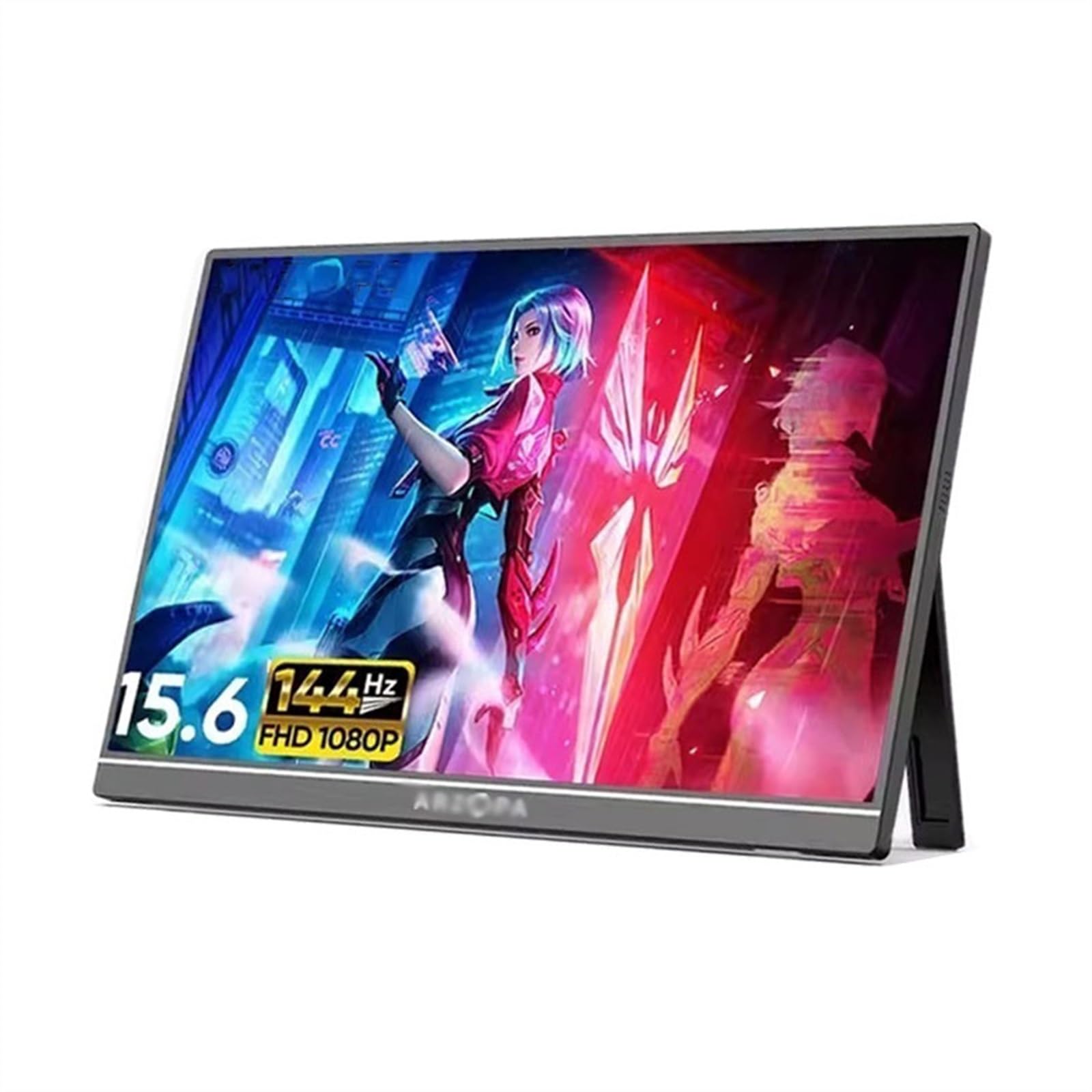 Schermo esterno da 15,6 pollici IPS 144HZ for telefono cellulare di espansione for macchina gioco Sottoschermo multifunzione Monitor per Smart Working
