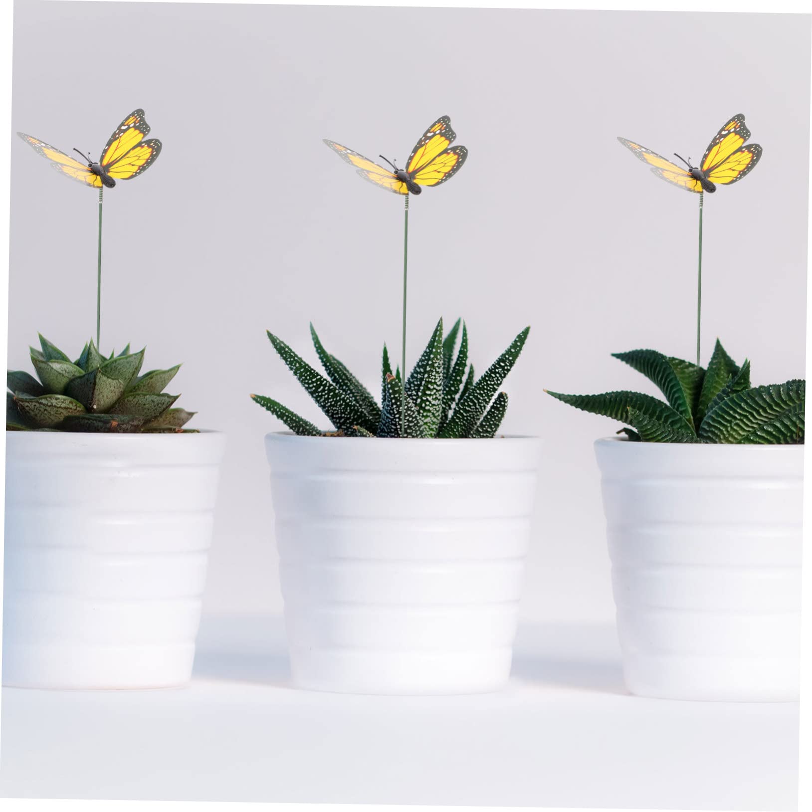 BESTonZON 3 Sätze Garten Schmetterlinge Deko Künstliche Schmetterlinge Mit Stab Für Innen Und Außendekoration Lebendige Farben Vielseitige Anwendung Für Feiern 50 Stück * 3