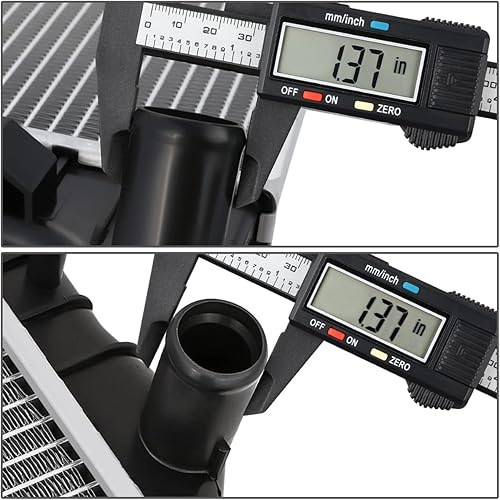 Miniatura 28 de DNA Motoring OEM-RA-1452 Radiador de núcleo de aluminio de 1 fila estilo OE compatible con 85-96 F150 / F250 / F350 MT/AT, 27-1/2 pulgadas de ancho