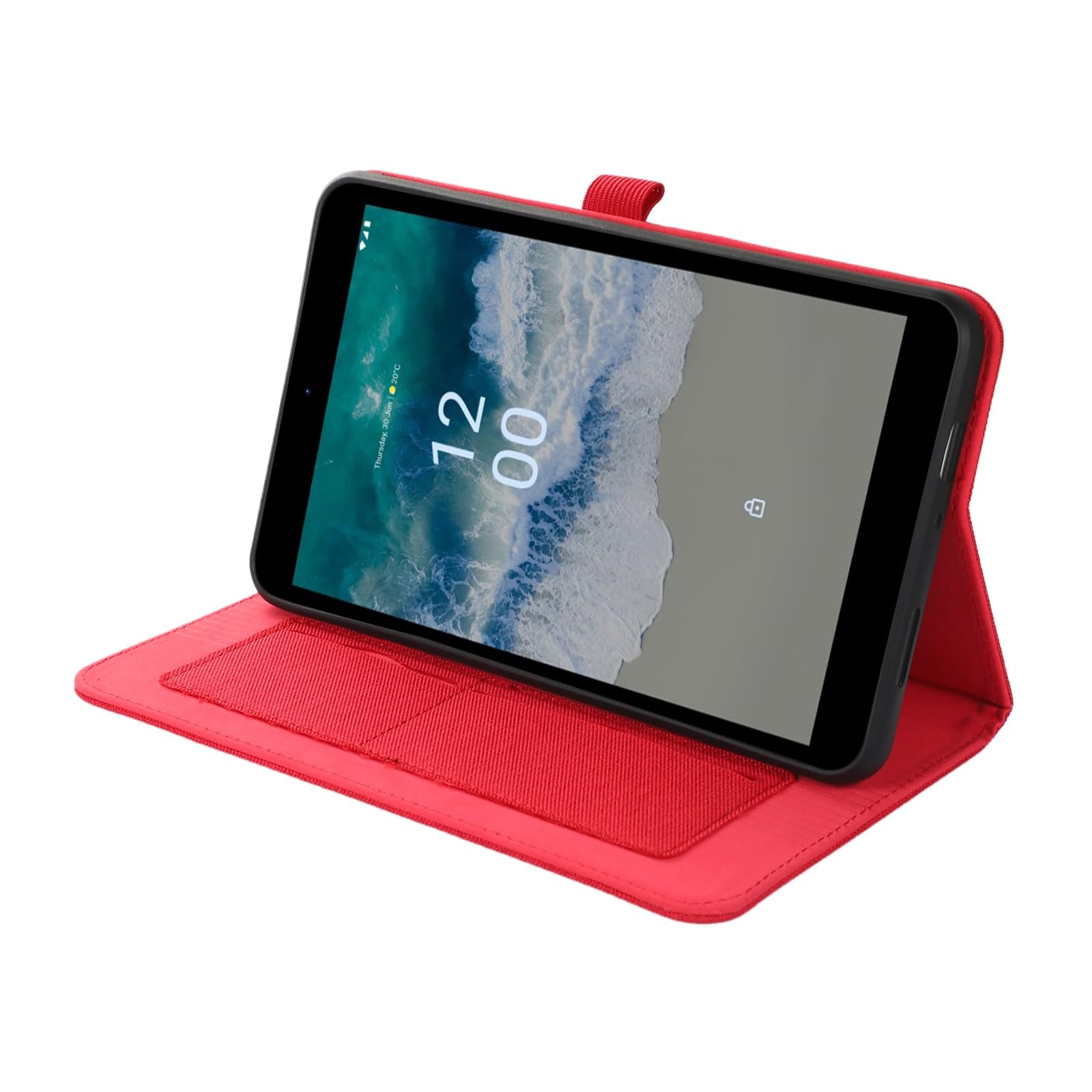 Custodia Lonfeid 360&deg; Per Nokia T10 8" 2022 - Cover Girevole Con Supporto E Protezione Antiurto