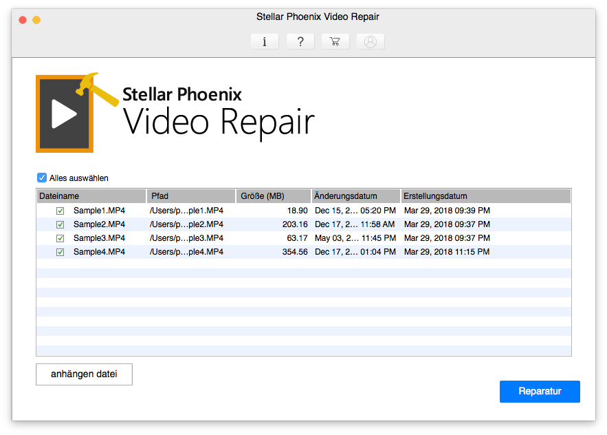 Stellar Phoenix Video Repair (MAC) [Download]