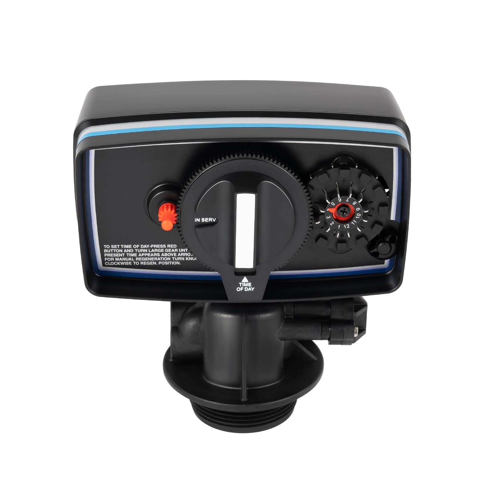 DCEHKR Timer Water Softener Valve 3W Timer Water Softener Control Valve with 12 Days Max. Regeneration Time Clock Control Valve Suitable for Industrial Boilers and Central Air Conditioning