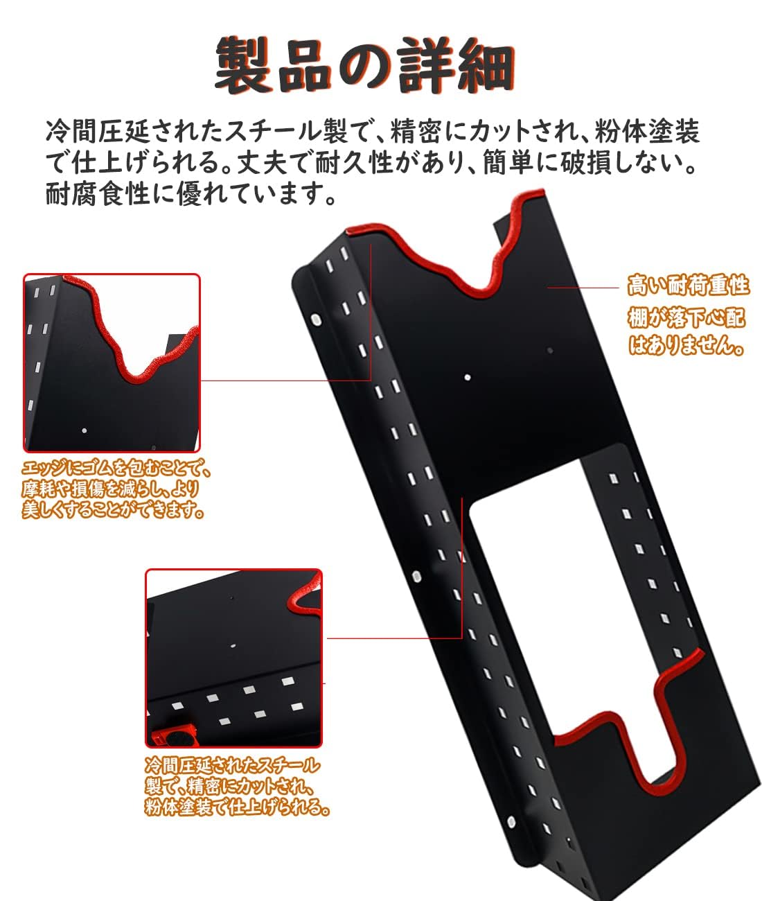 Amazon.co.jp: ポリッシャーラック 研磨機用ラック 壁掛け ネジ式
