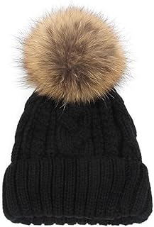 レディース ニット帽 ボンボン付き あったか 裏ボア 防寒 ニットキャップ