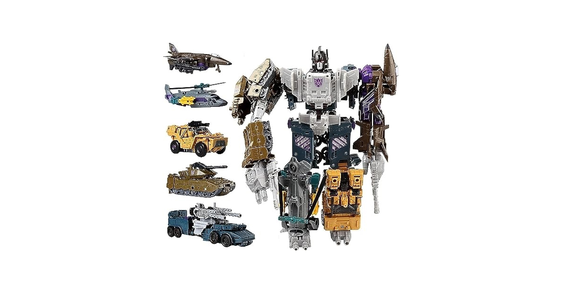 メカゴジラBrute DD EXTEND ロッド Amazon.com: Deformation Toy 5 in 1 Combiner Action Figure