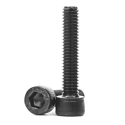 Miniatura 10 de Tornillos de cabeza hexagonal M6-0.039 x 1.772 in, acero de aleación de grado 12.9, unidad hexagonal Allen métrica, acabado de óxido negro, 25