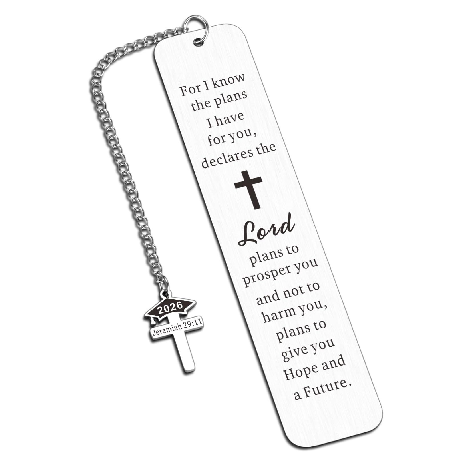 Bookmarks Graduation Gifts for Women Men Him Christian Class of 2026 Book Lovers Gifts Graduate Book Marks Christmas Stocking Stuffer Religious Bible