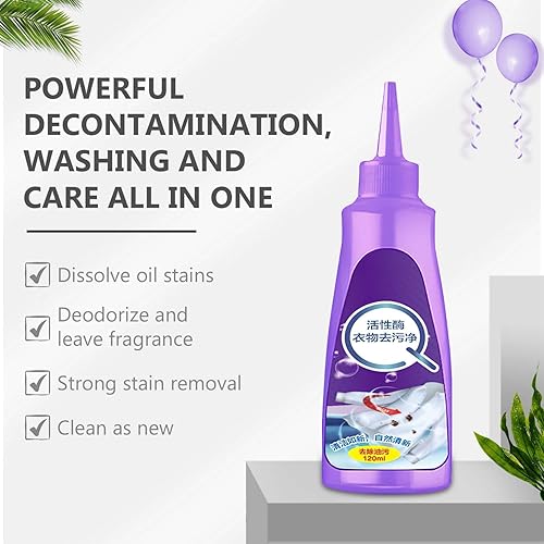 Miniatura 3 de Active Enzyme - Removedor de manchas para ropa, removedor rápido de manchas de lavandería, removedor de manchas de ropa con enzimas activas,