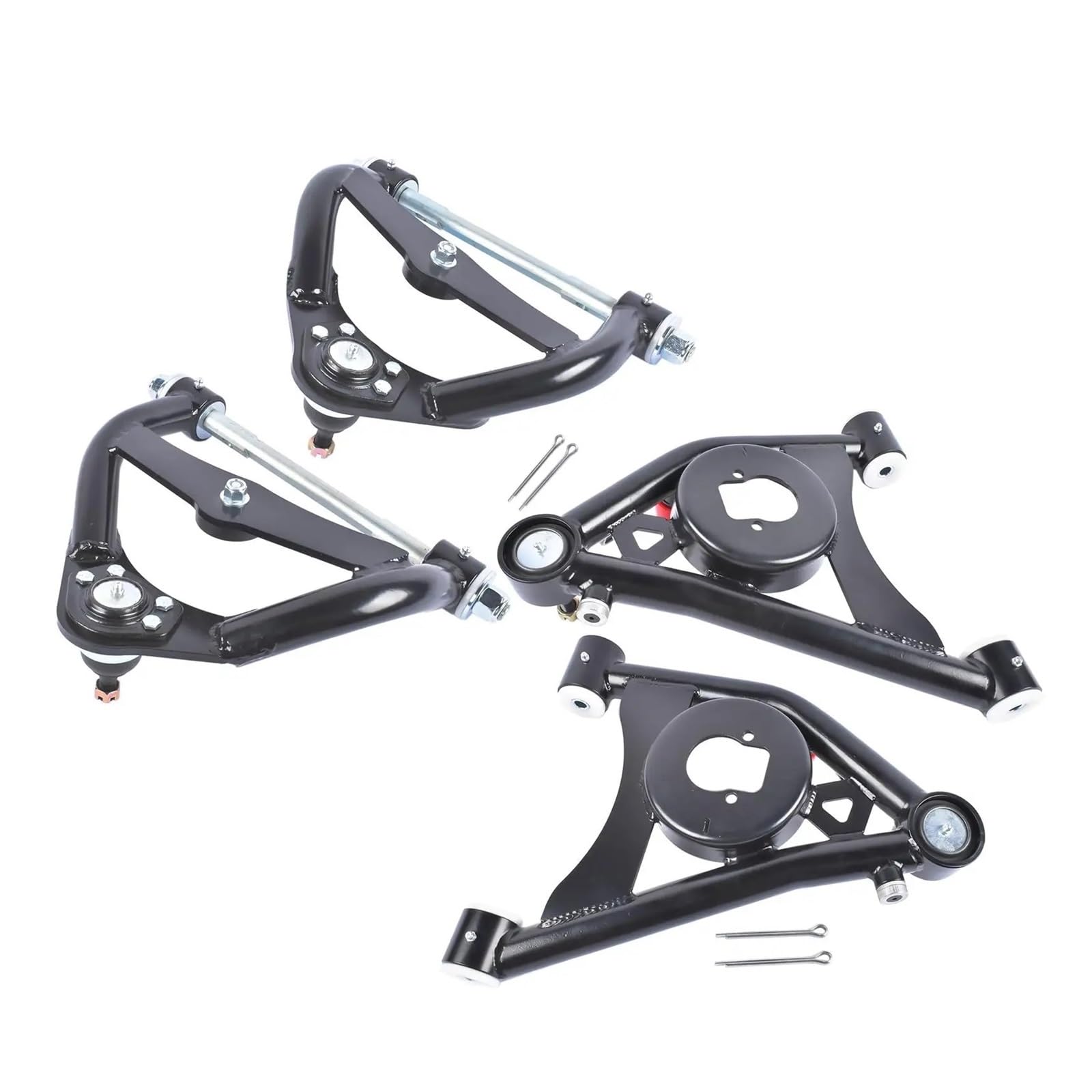 AP02 Rohrquerlenker-Kit Oben Unten Pulverbeschichtet Kompatibel Chevy Monte Carlo S10 GMC G-Body Caballero