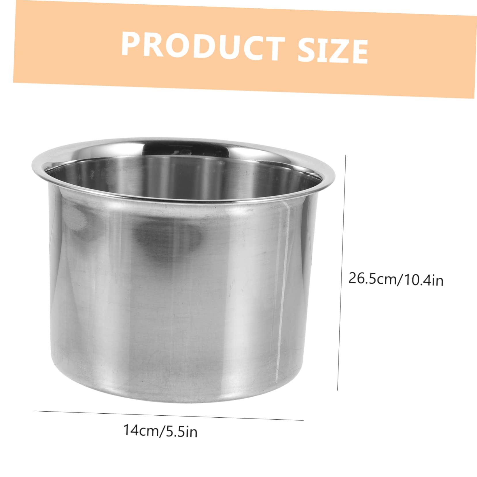 CIYODO Stainless Steel Double Boiler Pot Chocolate Cheese Butter Melting Pot for Chocolate Making Random Color