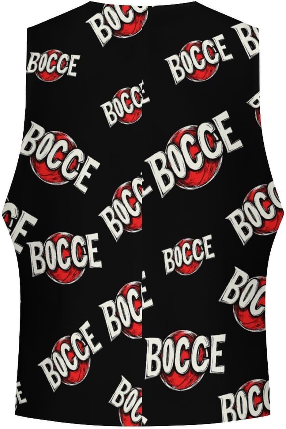 Bocce Ball Men's Suit Vest Casual Business Dress Slim Fit Waistcoat Vests with Pockets