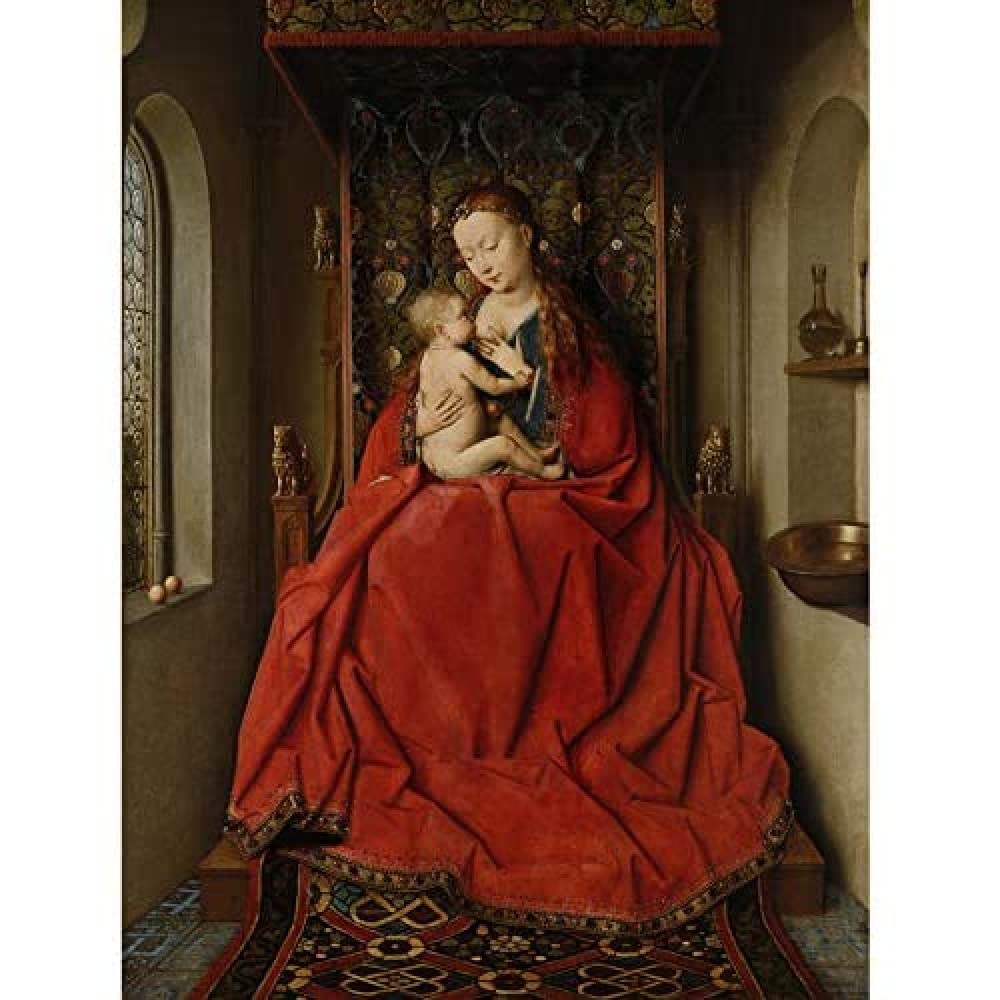 Jan Van Eyck Lucca Madonna Unframed Wall Art Print Poster Home Decor Premium