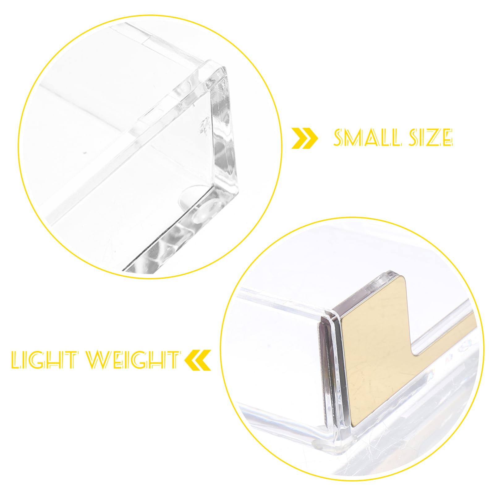 NUOBESTY 4 Pz contenitore per blocco note per ufficio padella contenitori scrivania organiser scrivania porta biglietti da visita per scrivania da donna accessori da scrivania in acrilico