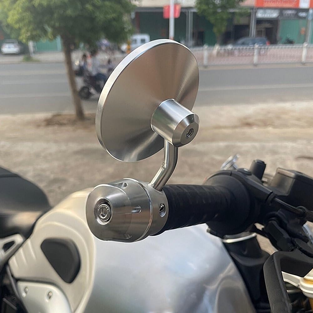Motocyklowe Lusterka Wsteczne Moto Lusterko końców Pasuje Do Bmw RNINET R NineT NINE T R9T Scrambler Racer Urban GS Motocykl Koniec Kierownicy Lusterko Wsteczne Lusterka Boczne(Black)