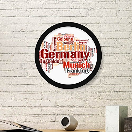 Peinture carte d'Allemagne motif rond pour célébrer vos souvenirs de voyage - 2