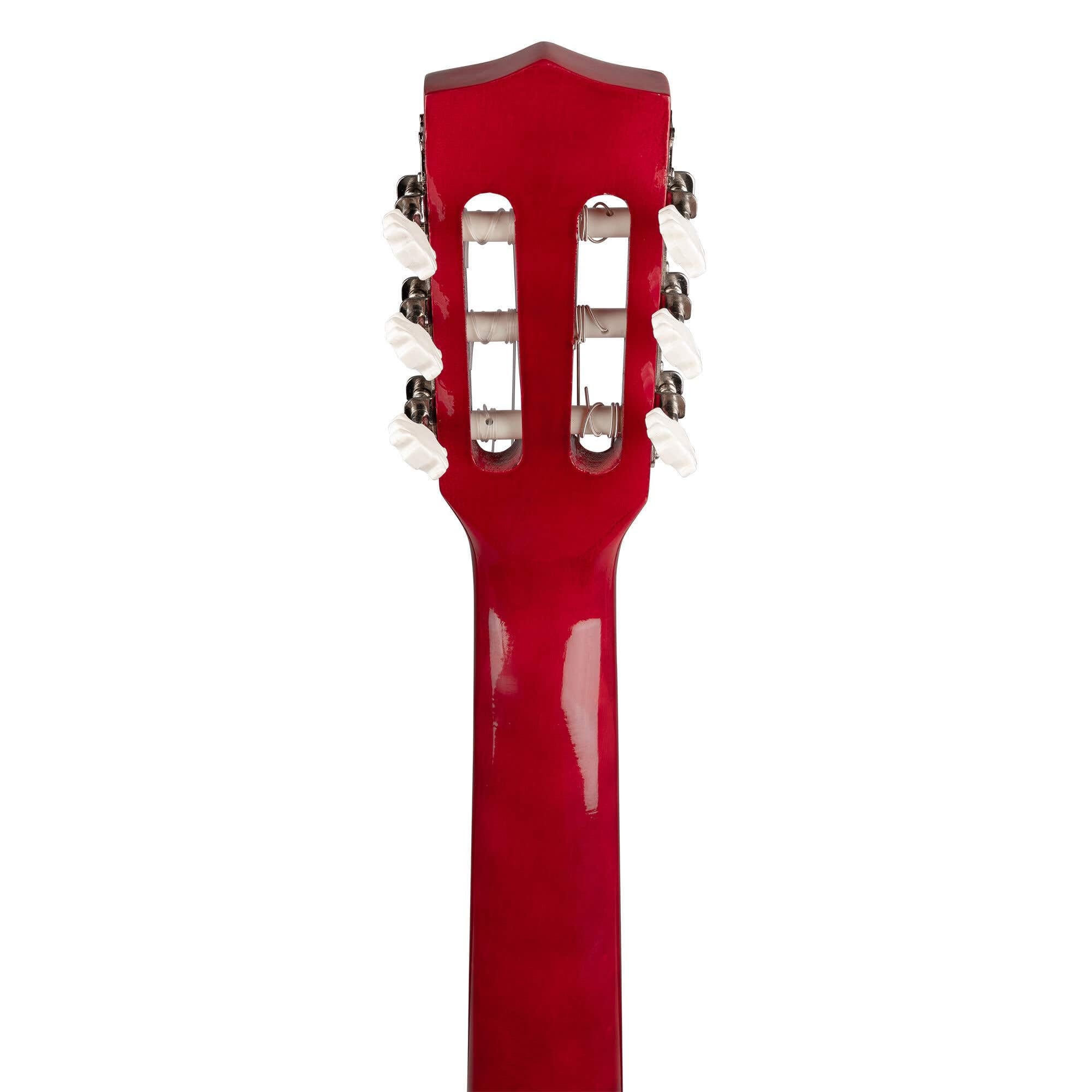 Max SoloArt Pack Guitare Classique Junior 3/4 - Sunburst, Cordes en Nylon, 8 à 12 ans, Sac de Transport, Médiators, Sangle, Support Guitare, un Cadeau pour Enfants Idéal pour Débuter la Guitare