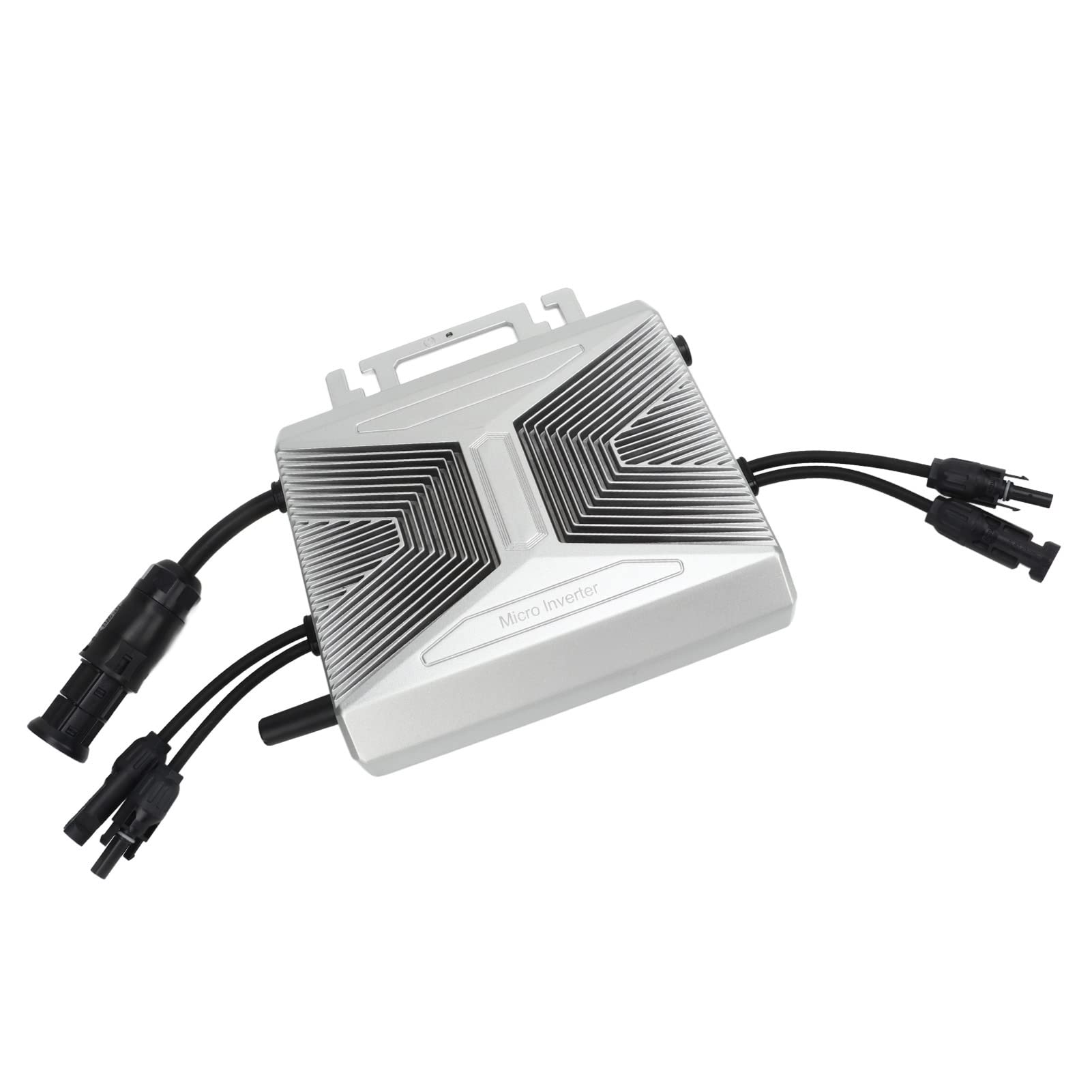 ViaGasaFamido Micro Inverter Solare, Micro Inverter con Collegamento a Griglia in Lega di Alluminio 800 W con WiFi, IP67, Efficienza di Picco del 96,5%, da 14 ° F a 149 ° F per Sistemi di Pannelli