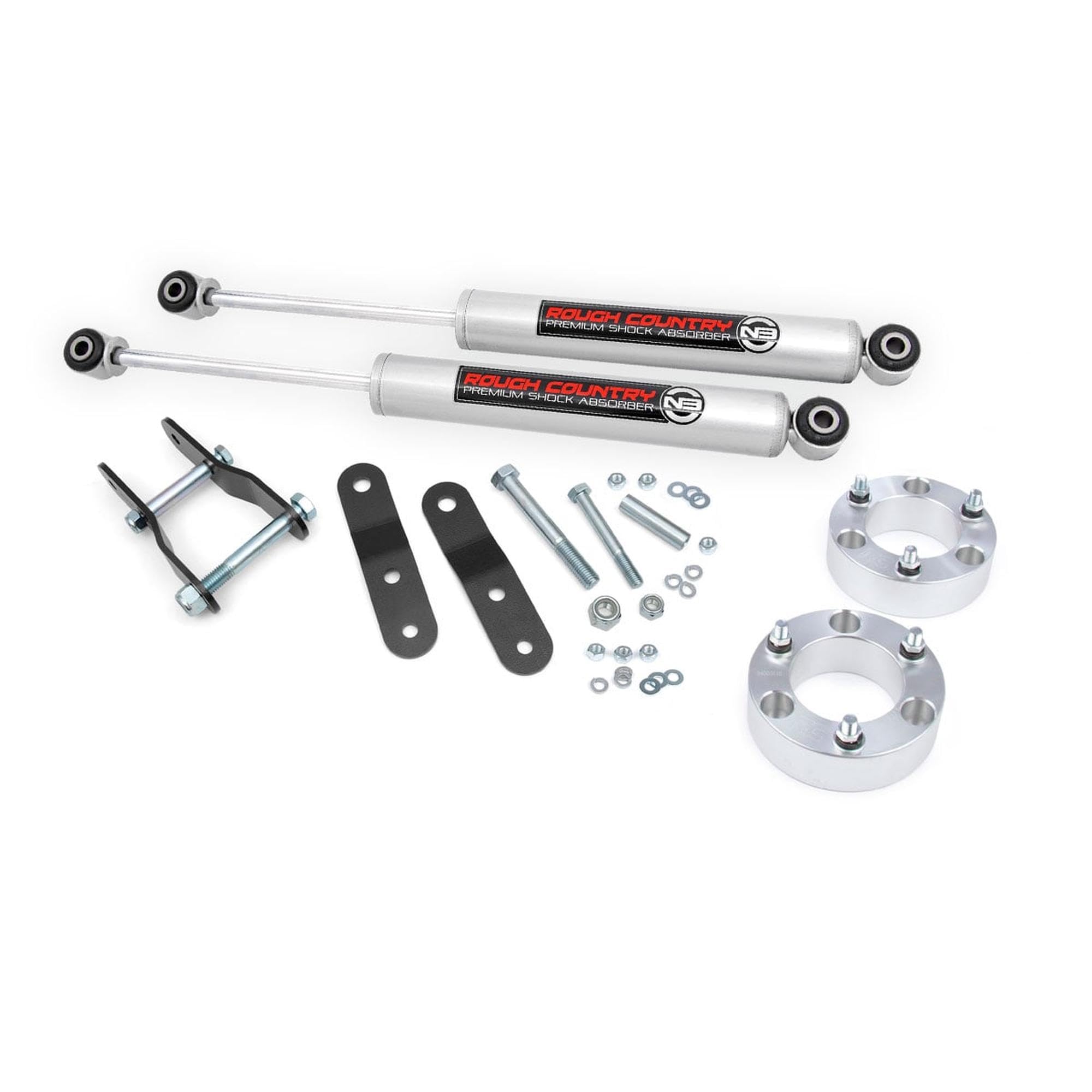 Rough Country3 Inch Lift Kit with N3 Shocks for Toyota Hilux 4WD (2006-2020)