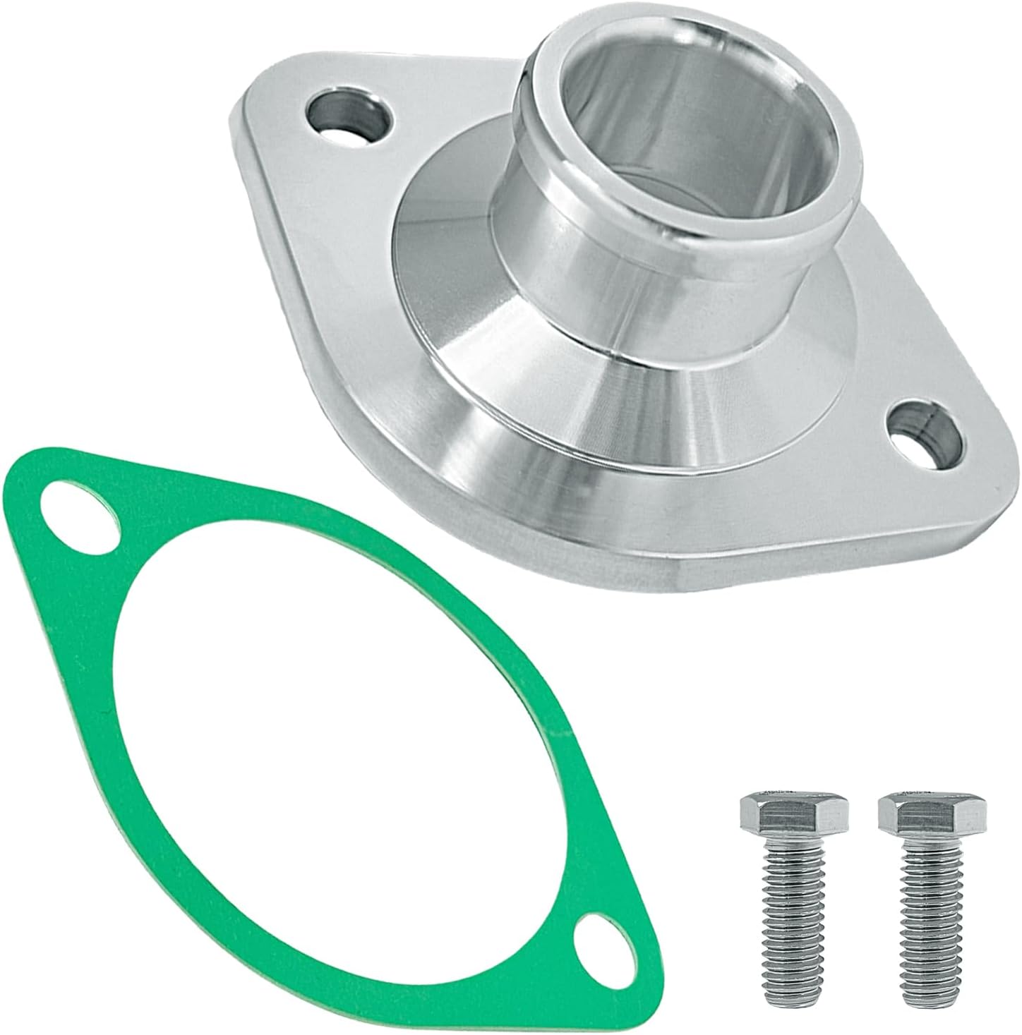Aluminum Water Neck Thermostat Housing with Gasket Compatible with Mopar Chrysler Dodge 273 318 340 360 361 383 440 413 426 440 Replace 114-1004