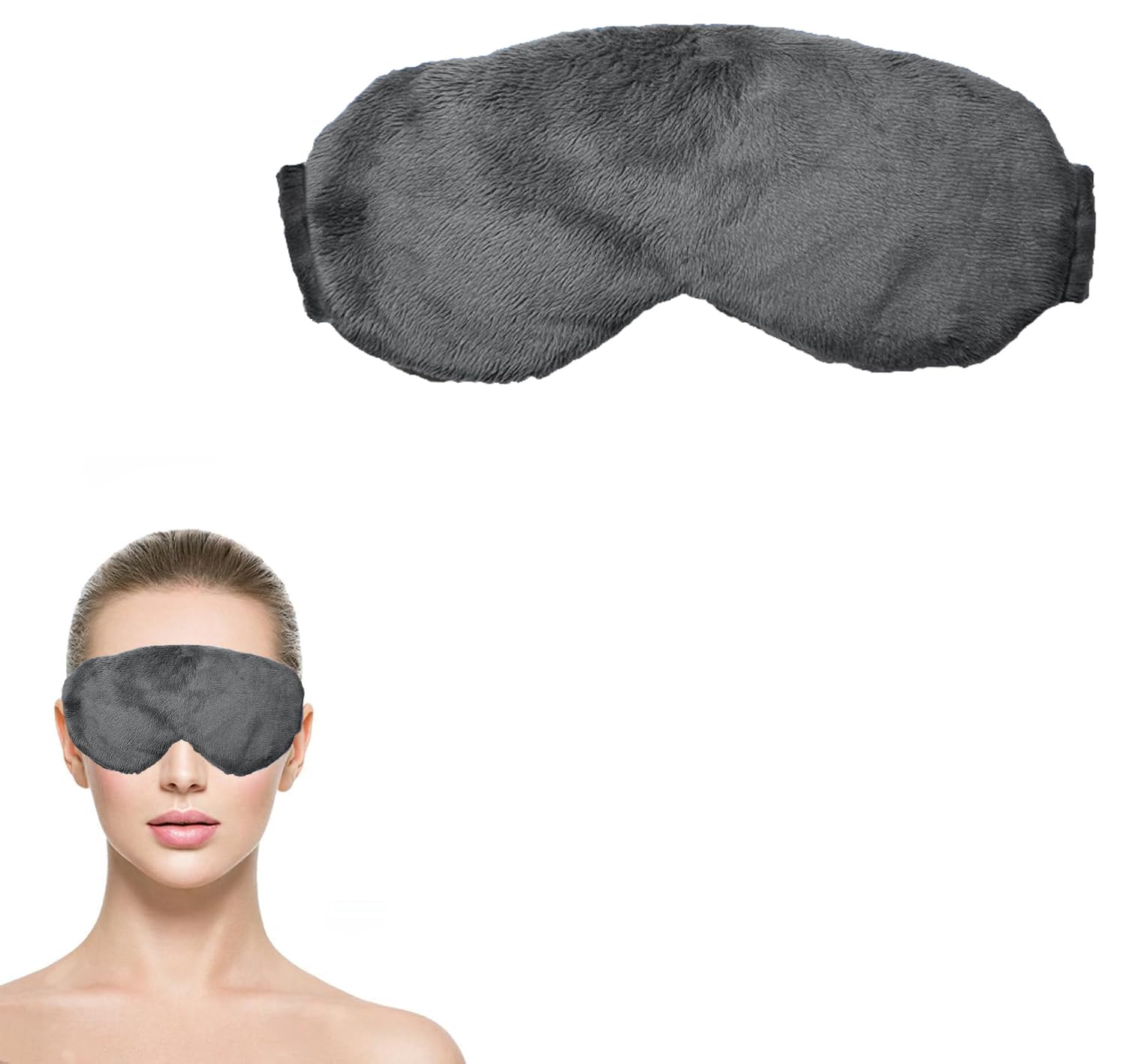 Antifaz para dormir:Antifaz para Dormir con Compresas de Microondas - Frío y Caliente, y ayudar a dormir.paquetes de semillas para microondas para ojos que contienen lavanda natural y otras semillas.