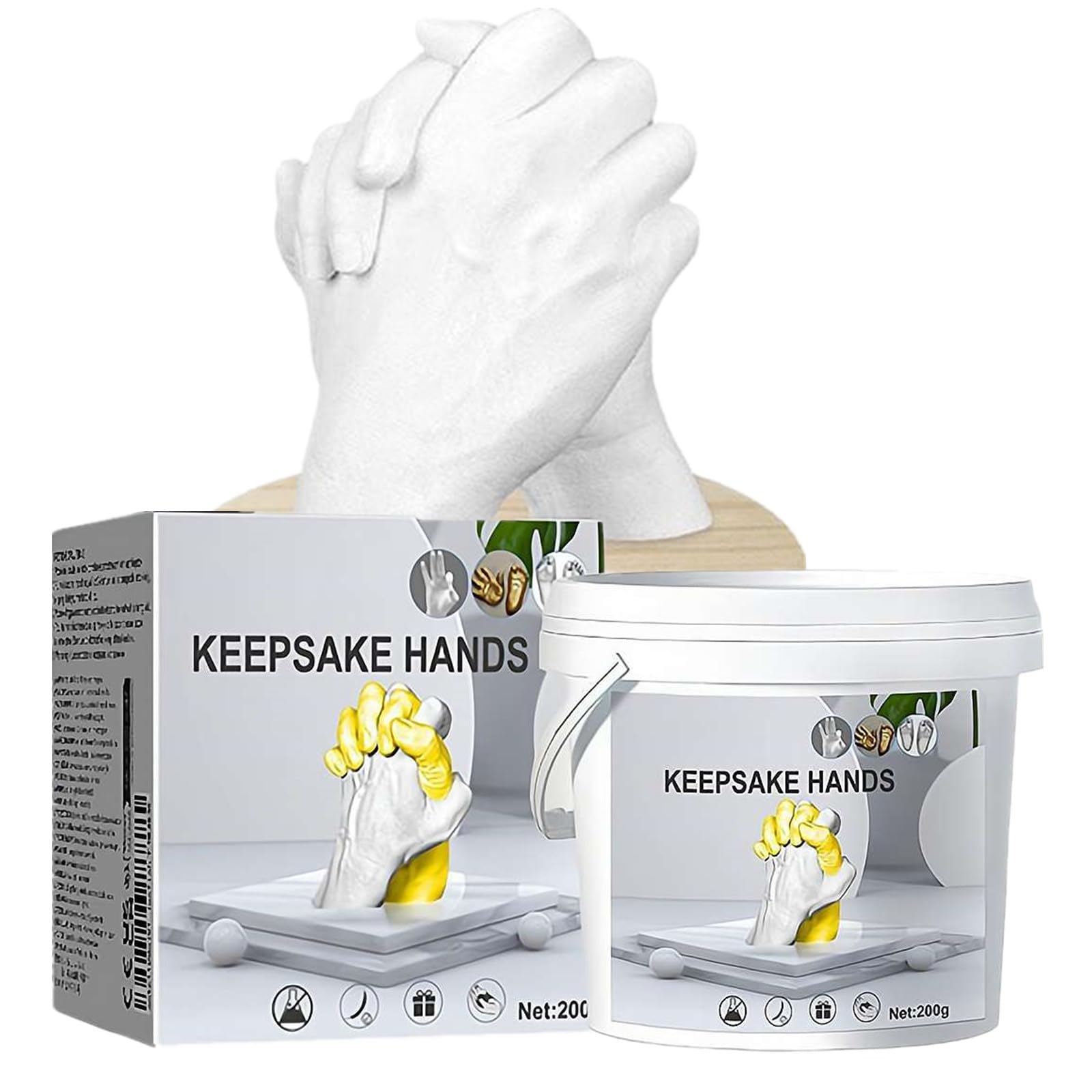 石膏　手 Amazon.co.jp: 石膏手形 手作り手型セット メモリーハンズキット