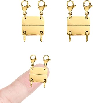 Layering Necklace Clasp Bracelet Layering Clasp Separator for Stackable Necklaces Buckle Necklace Clasps and Closures