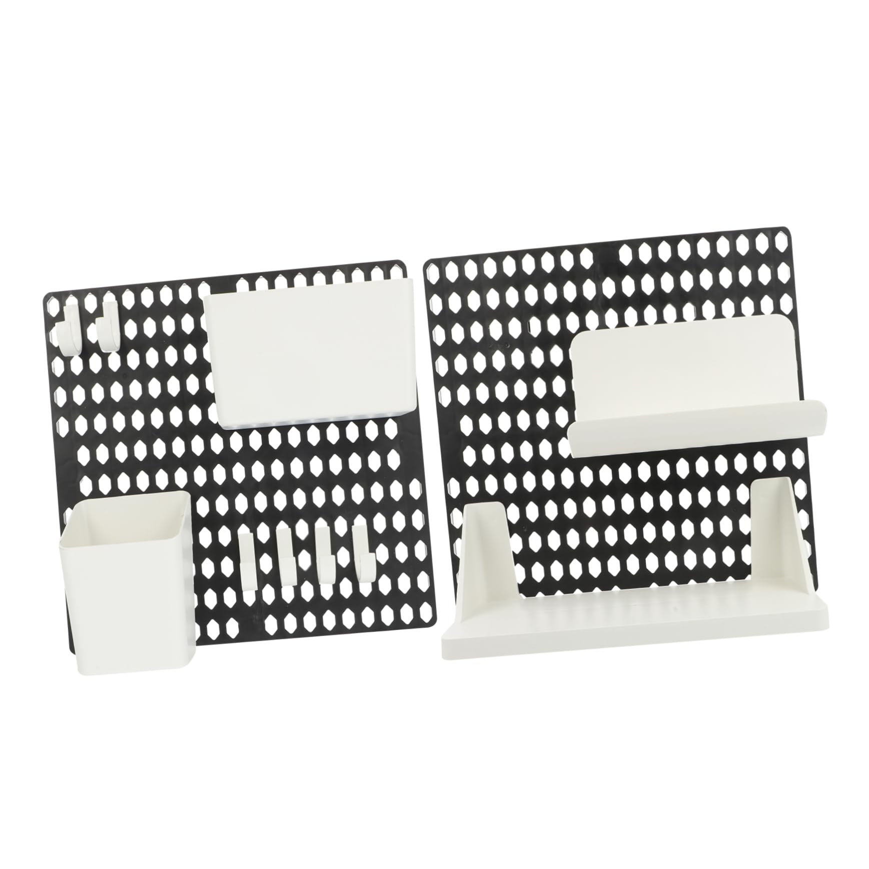 TOGEVAL Hanging Wall Organizer Wall Storage Box Punch for Office School Dormitory