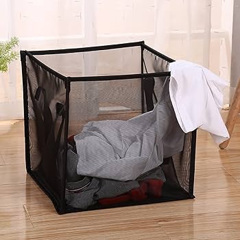 thumbnail image 2 of SOUJOY 4-Pack Pop-Up Laundry Hampers - Collapsible Mesh Baskets With Handles 2 of 11
