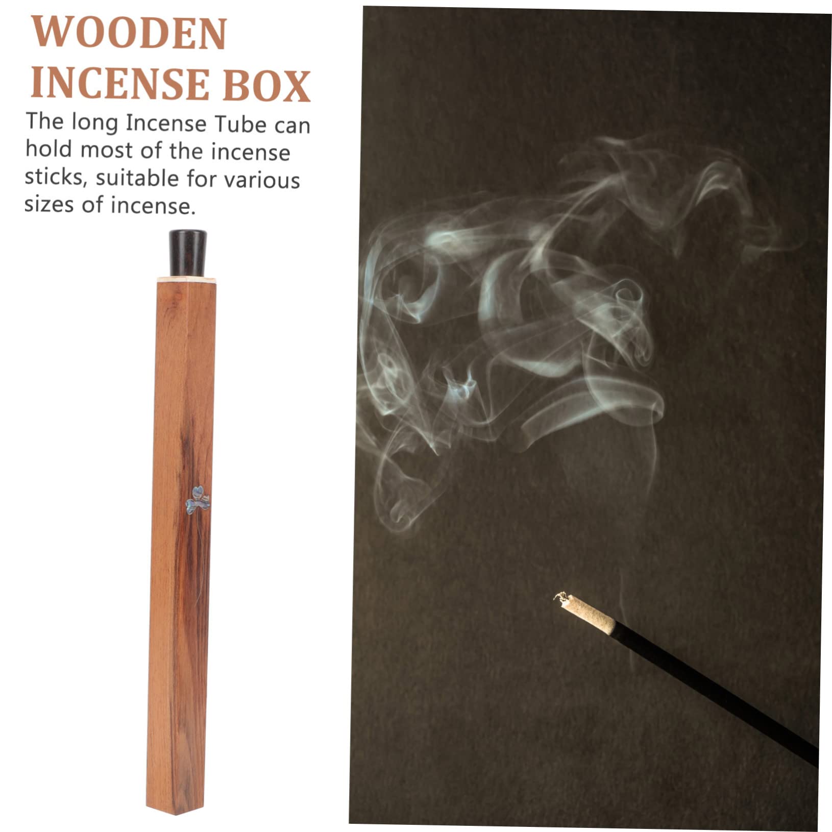Alipis 4stücke Wood Art Räucherstäbchen Praktische Aufbewahrung Für Räucherstäbchen Für Meditation Und Yoga Kompakte Und Tragbare Design Langlebiges