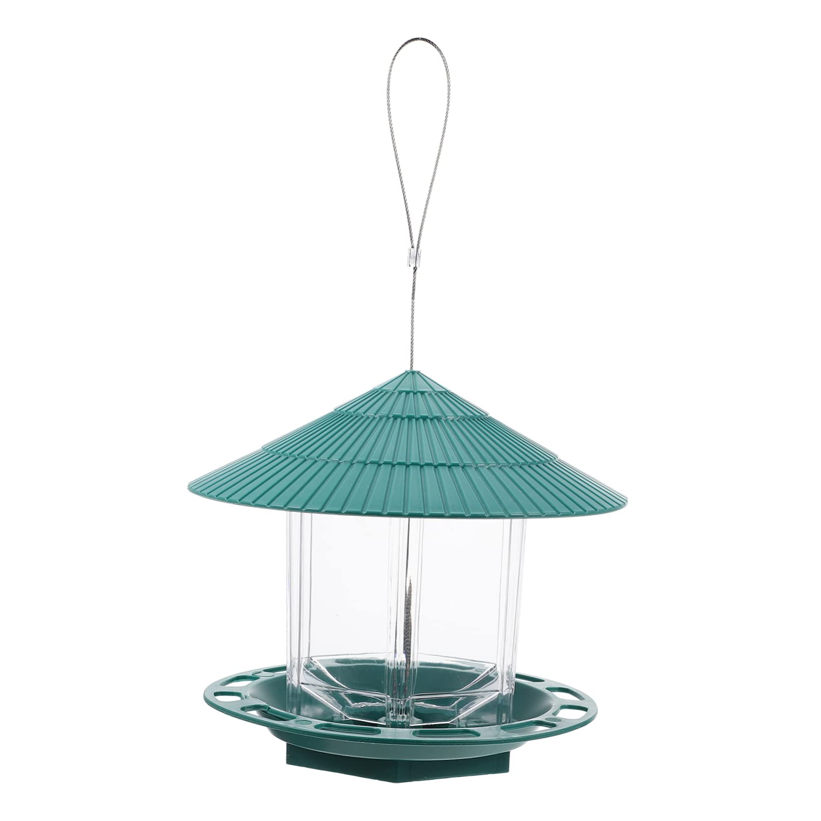 BESPORTBLE Mangiatoia per Uccelli Sospesa da Esterno Contenitore per Cibo per Uccelli Decorazione per Giardino Patio