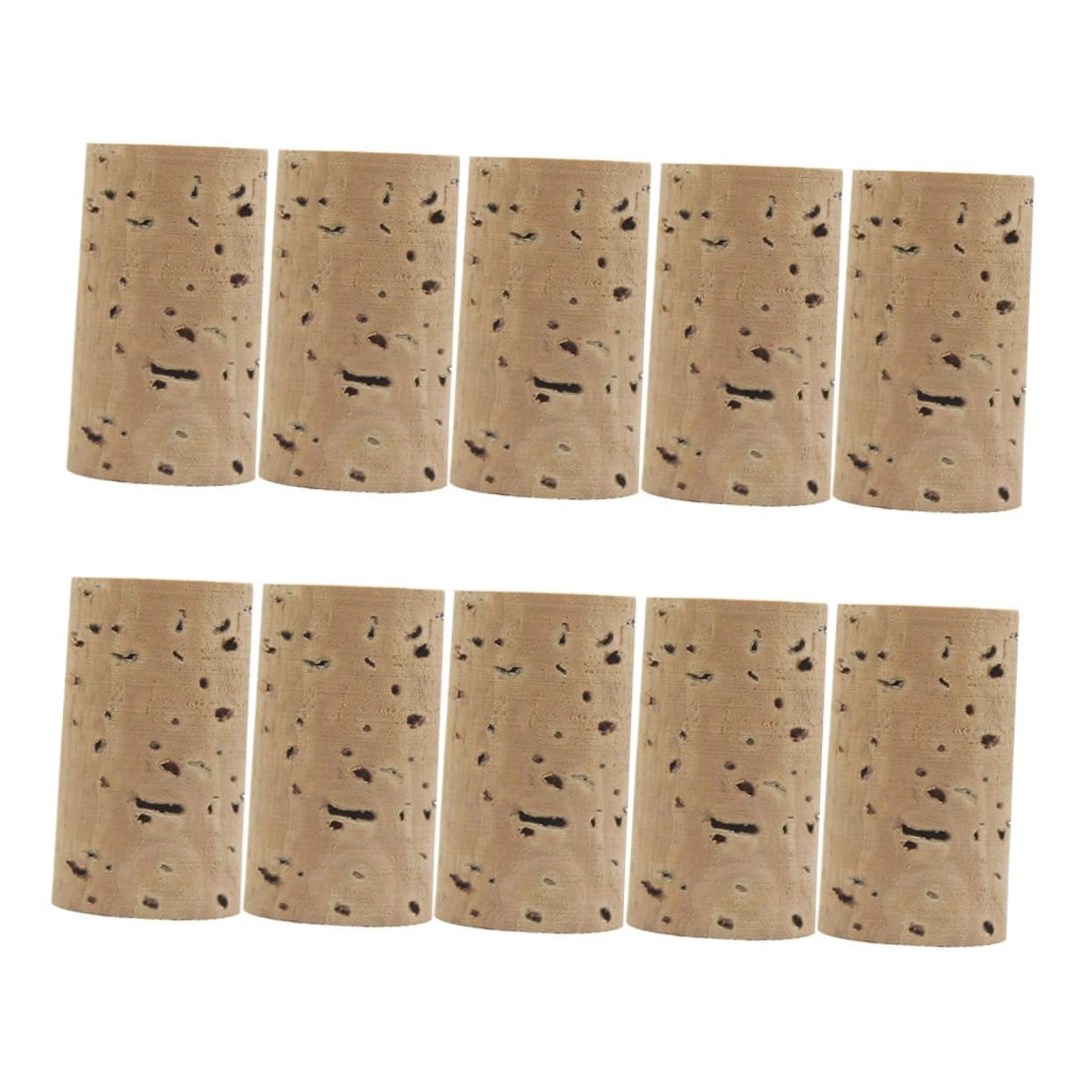 VANZACK 10 Pcs Natural Cork Replacement for Flute Durable Leakproof Woodwind Instrument Accessories Easy Installation Maintenance Essential Cork Plug for Musicians