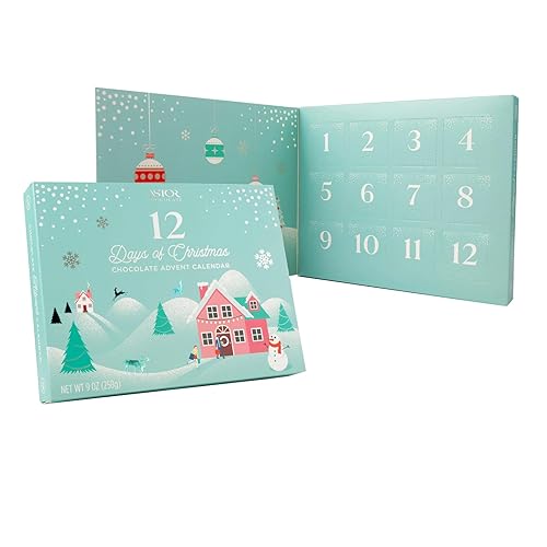Astor Chocolate Calendario de Adviento de 12 días de Navidad, chocolate 2023  Chocolates de cuenta regresiva de Navidad  Regalos de comida navideña