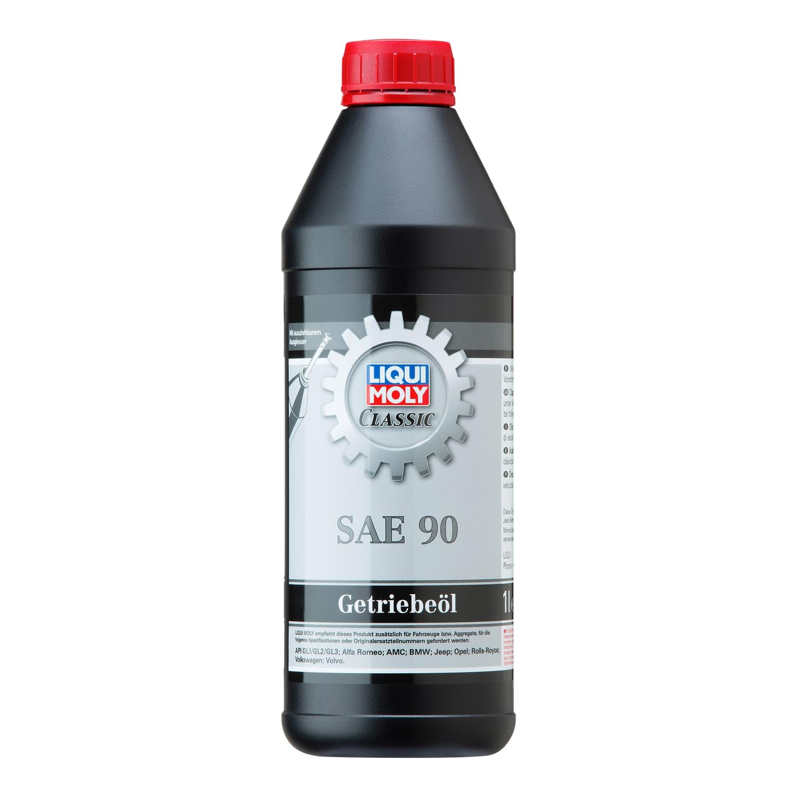 LIQUI MOLY Aceite para el cambio Classic SAE 90 | 1 L | Aceite de engranajes | Aceite hidráulico | 20816