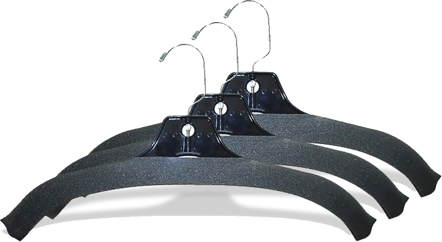 The Great American Hanger Company Grey Foam Hanger Covers, Box of 100