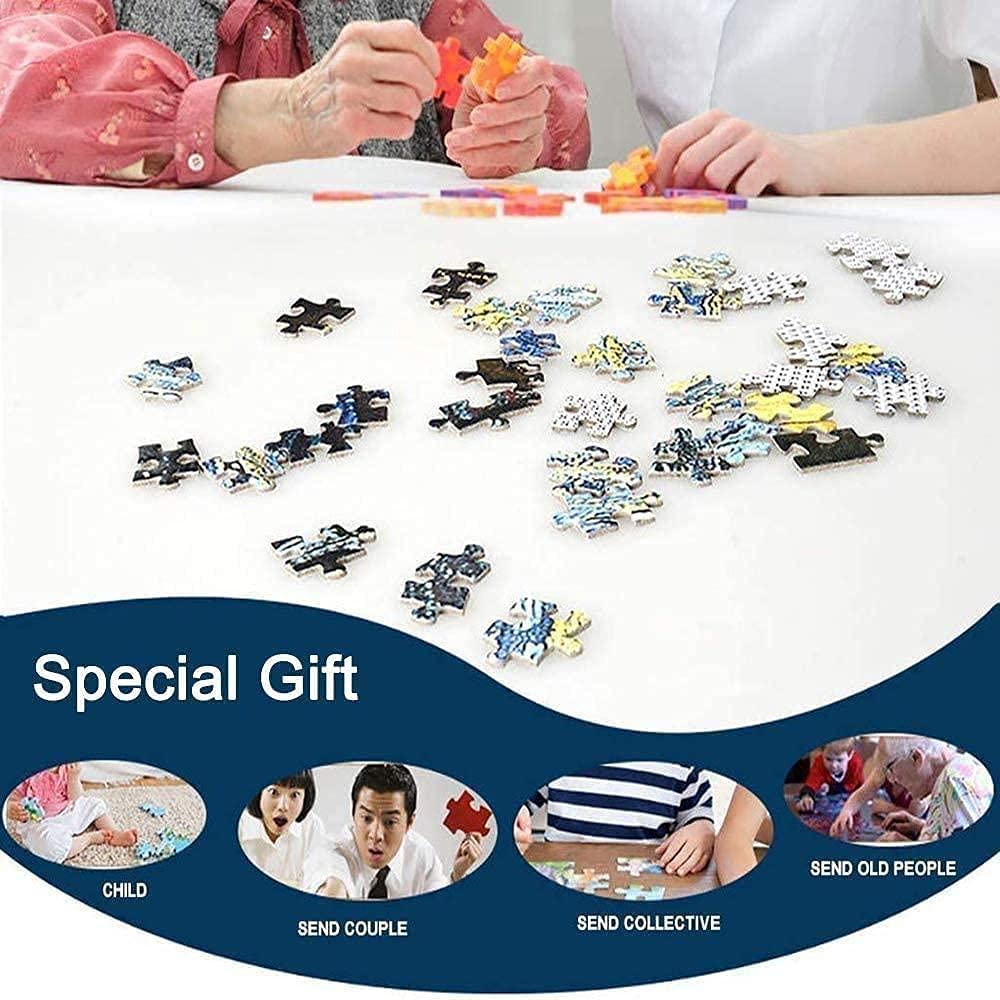 Rompecabezas Adultos Niños Rompecabezas de Madera 6000 piezasLa Gran Muralla al anochecerJuguetes Niños Puzzles para Adultos Es Un Buen Regalo para Amigos