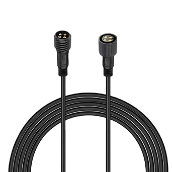 9.8ft Waterproof Boat Light Extension Cable - 22AWG 4-Core Wire for Outdoor RGB Strip Lights, Marine Lighting, RV