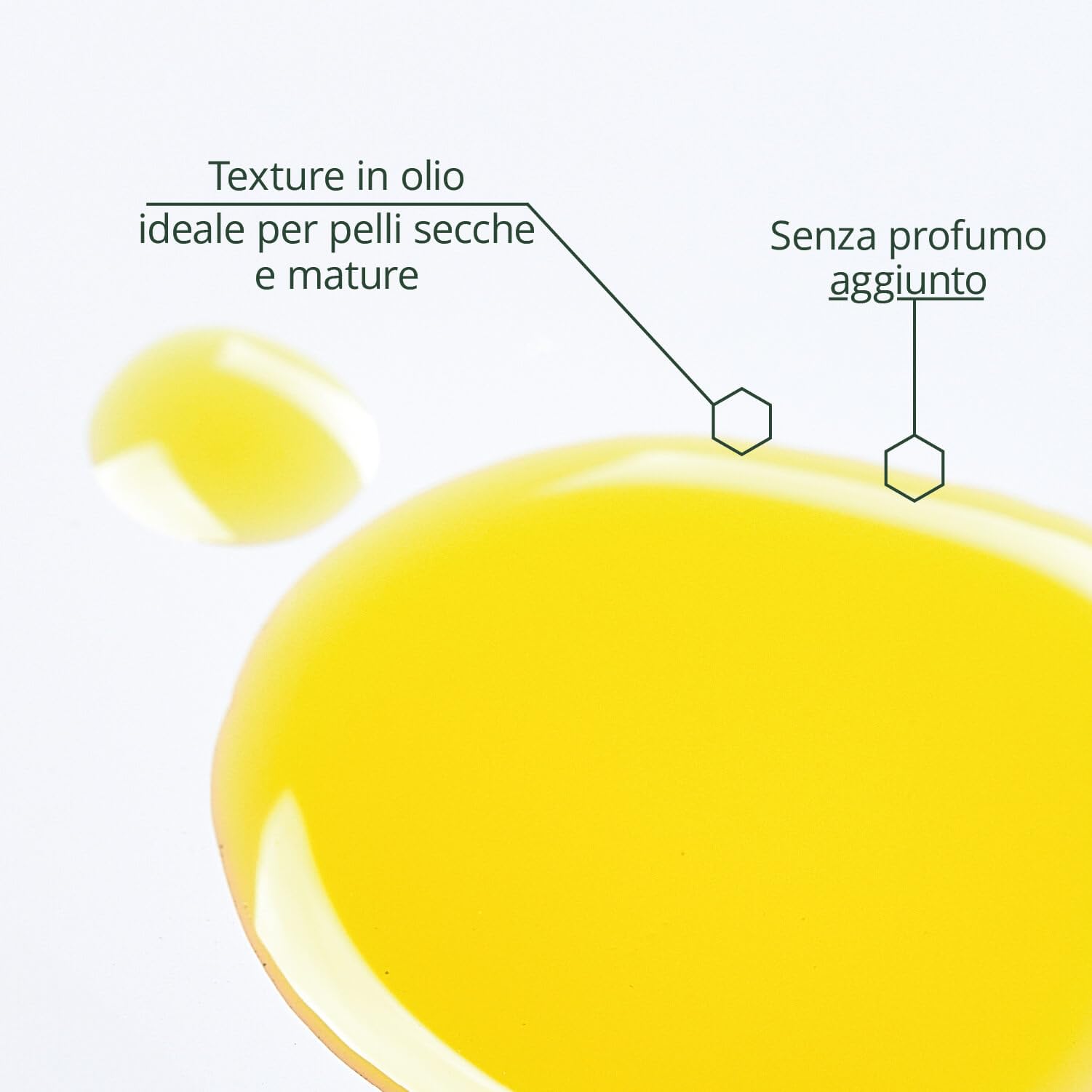 La Saponaria | Siero Viso Coenzima Q10, Idratante, protettivo e antiossidantee, Biologico, Ideali per pelli secche, mature e stanche, 30 ml